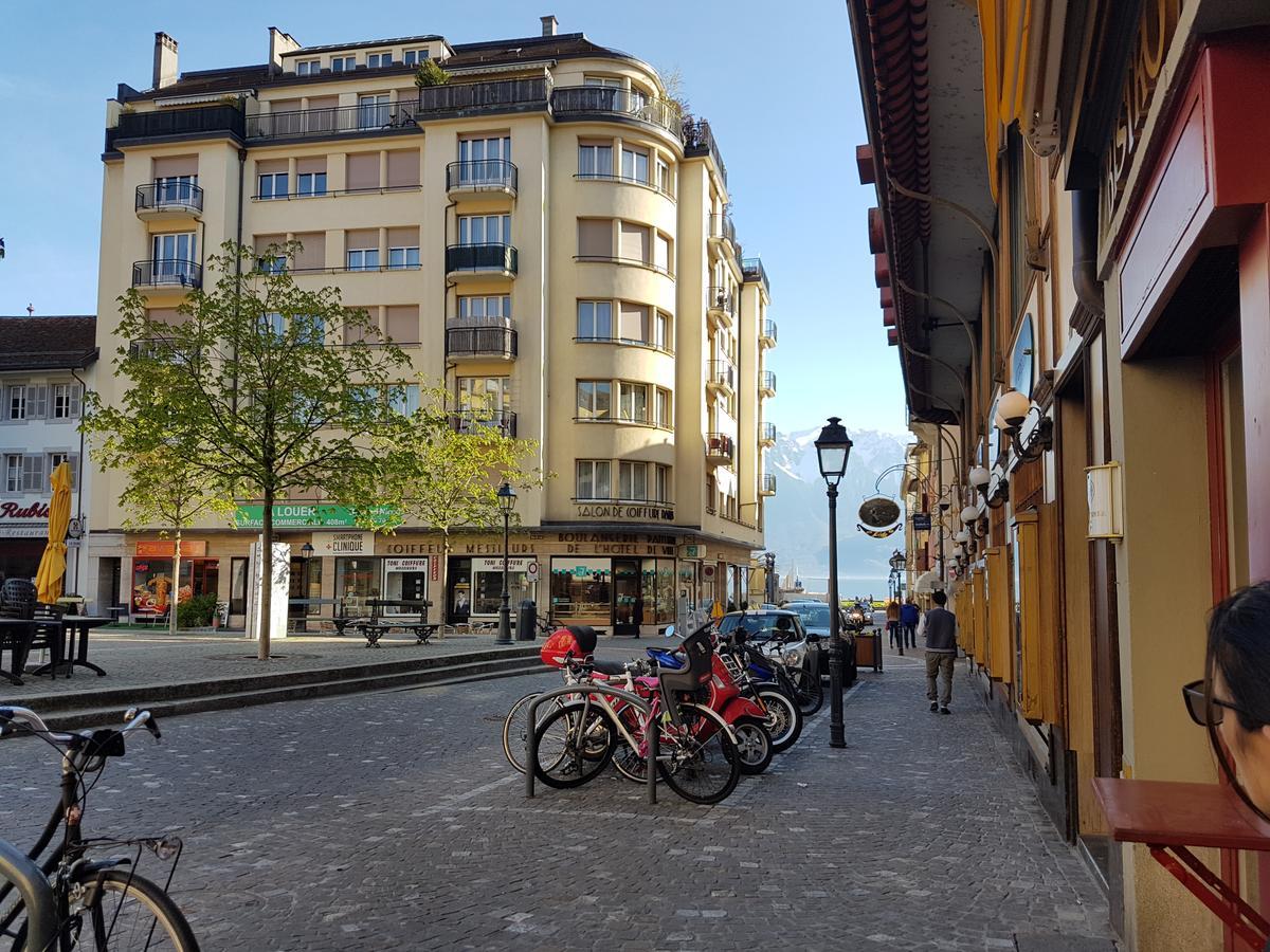 Hostellerie De L'Hotel De Ville Βεβέ Εξωτερικό φωτογραφία